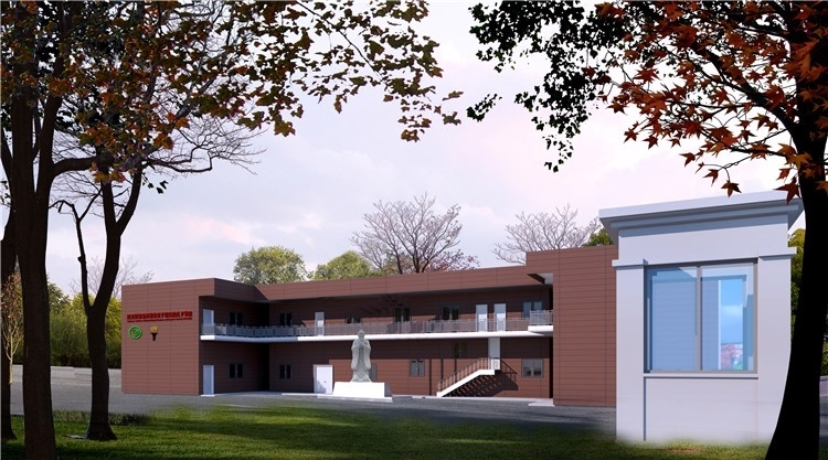 圖3：圖為孔子學(xué)院教學(xué)樓項(xiàng)目效果圖。四川路橋供圖