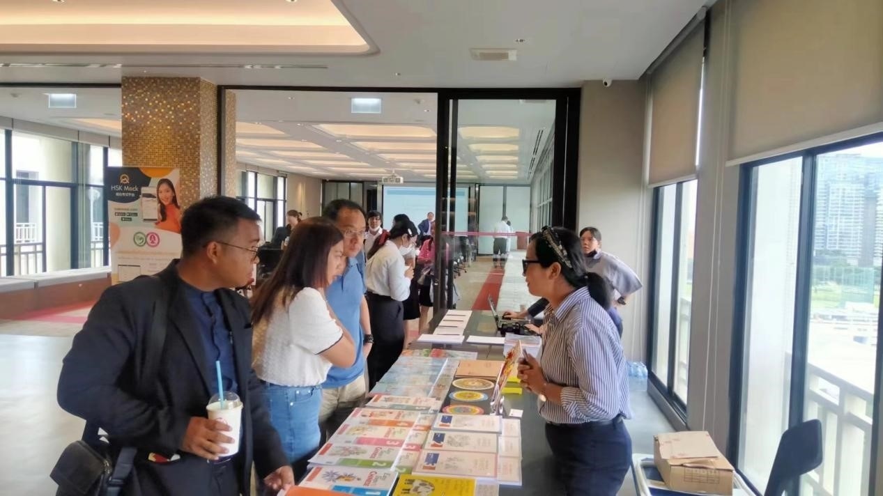 泰國中文教育精英教師高端培訓(xùn)活動現(xiàn)場。泰國朱拉隆功大學(xué)孔子學(xué)院供圖