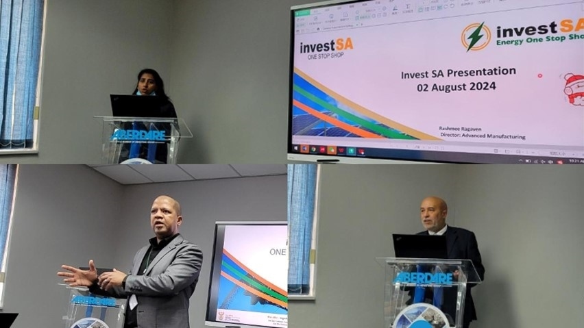 南非貿工部官員主旨演講。南中經貿協(xié)會供圖