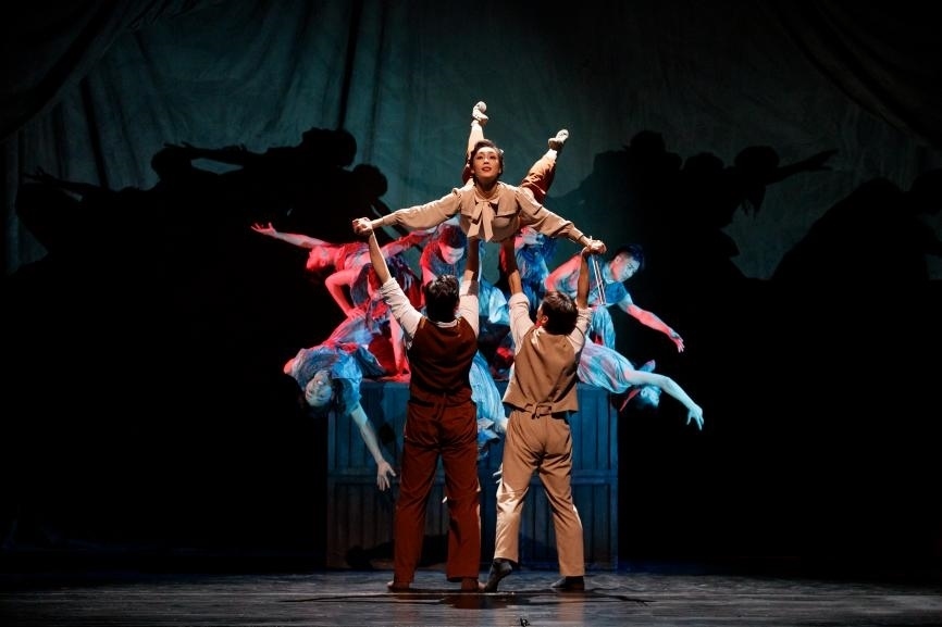 舞劇《熱血當歌》演出現(xiàn)場。主辦方供圖