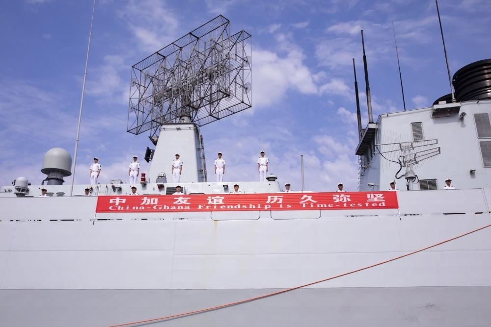 2023年6月27日，中國海軍第43批護航編隊抵達加納特馬港碼頭，開始對加納進行為期4天的友好訪問。