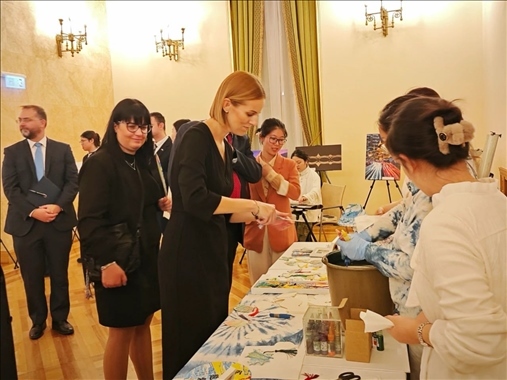 招待會現(xiàn)場。中國駐匈牙利大使館供圖