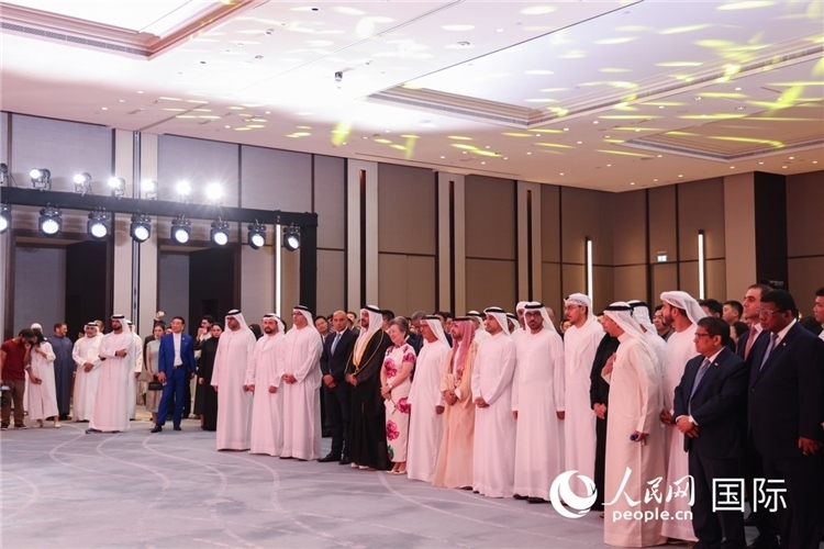 招待會(huì)現(xiàn)場(chǎng)。人民網(wǎng)記者任皓宇攝