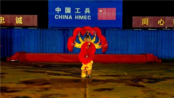 中國(guó)傳統(tǒng)文化節(jié)目表演。孫千攝