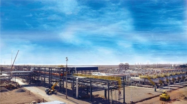 油田廠區(qū)一景。中國海油供圖