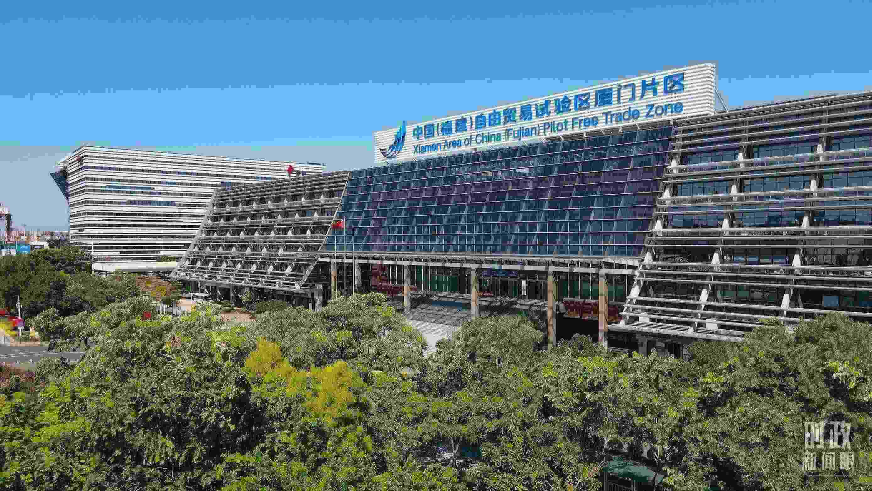 △中國（福建）自由貿易試驗區(qū)廈門片區(qū)。（總臺記者鄭皓拍攝）