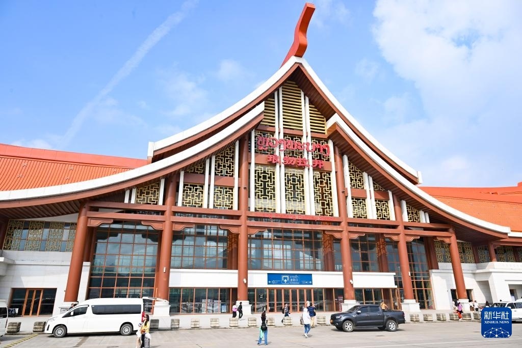 這是10月12日在老撾拍攝的瑯勃拉邦車站。新華社記者 程一恒 攝