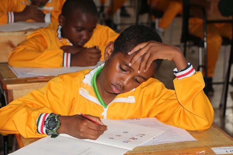 考場現(xiàn)場。埃格頓大學(xué)孔子學(xué)院供圖