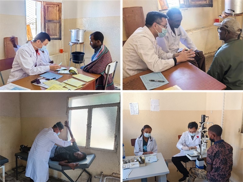 中國(guó)第17批援厄立特里亞醫(yī)療隊(duì)在科倫醫(yī)院開展巡診活動(dòng)。中國(guó)第17批援厄立特里亞醫(yī)療隊(duì)供圖