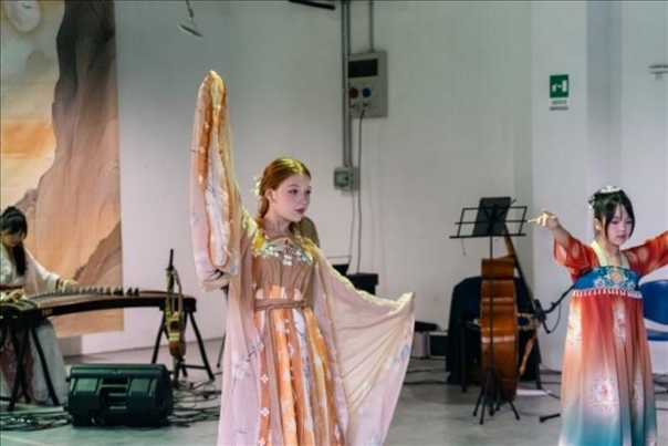 交流活動(dòng)現(xiàn)場(chǎng)。 中國駐意大利使館供圖