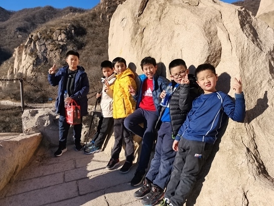 登山隊(duì)員供圖。