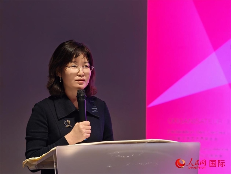 遼寧省文聯(lián)黨組書記、主席邵玉英致辭。人民網(wǎng)記者 于超凡攝