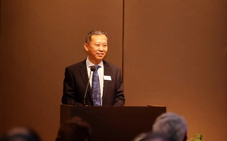 中國駐瑞典大使崔愛民應邀出席論壇并致辭。中國駐瑞典大使館供圖