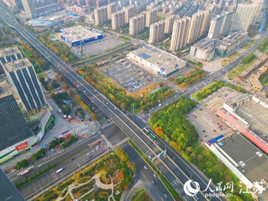 崇川區(qū)北大街便民商圈。人民網(wǎng)記者 王繼亮攝