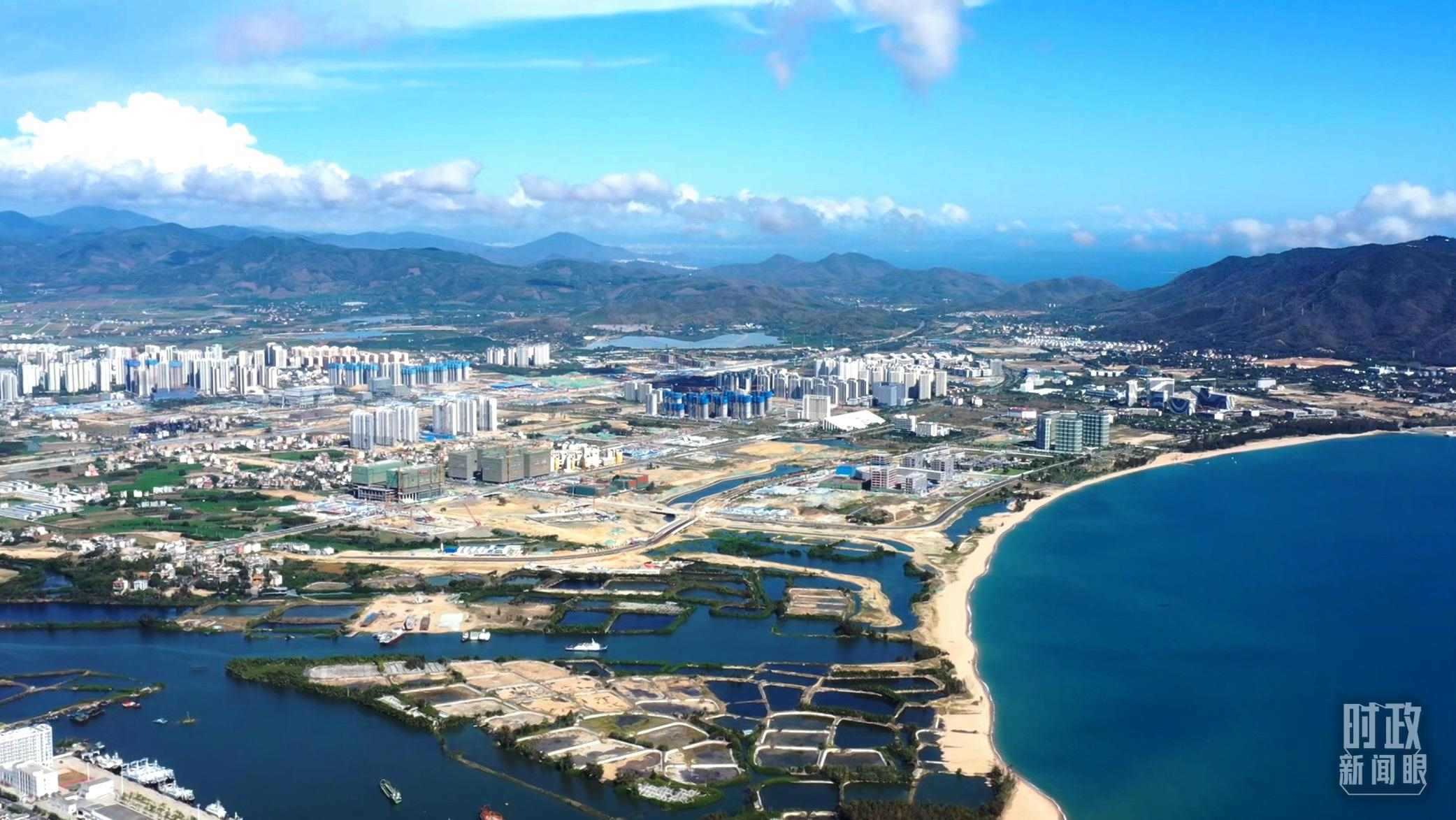 海南崖州灣科技城。（總臺記者張偉克拍攝）