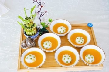 參賽作品“白雪尋蓮”。主辦方供圖