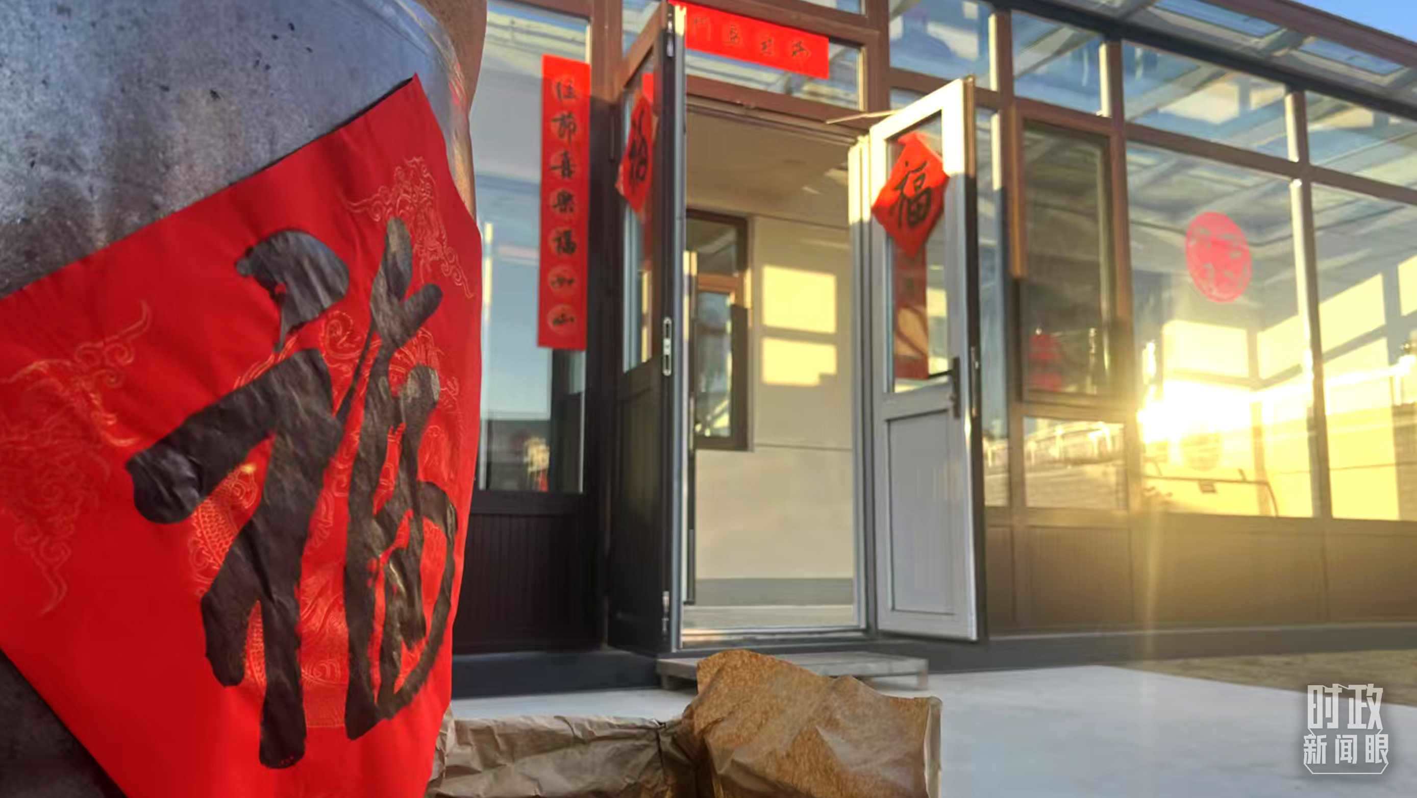 祝家溝村新居。（總臺央視記者李煒拍攝）