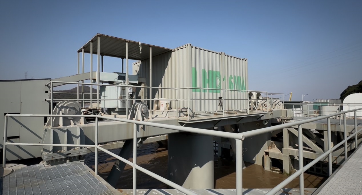 LHD潮流能發(fā)電站。人民網(wǎng)記者 王紹紹攝