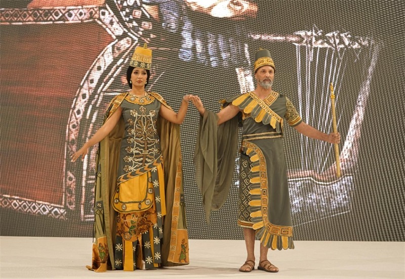 伊拉克時(shí)尚館舉辦的時(shí)裝展。伊拉克時(shí)尚館供圖