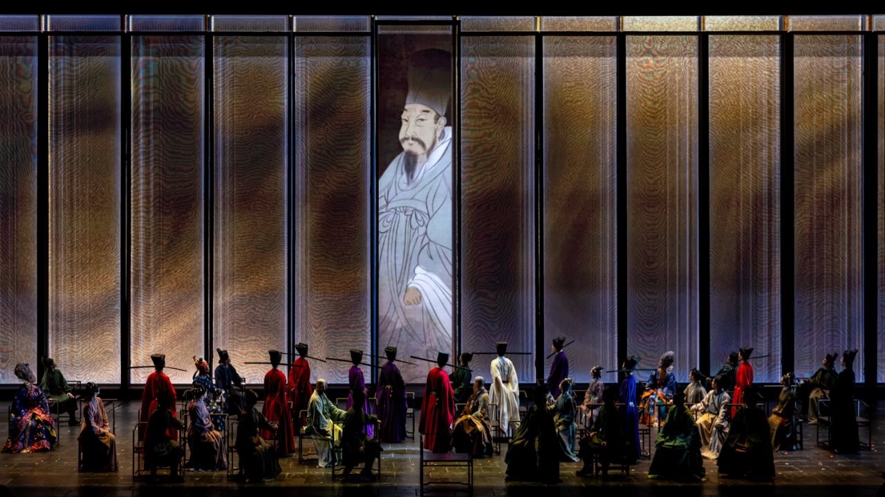 《蘇堤春曉》演出現(xiàn)場(chǎng)。國(guó)家話劇院供圖