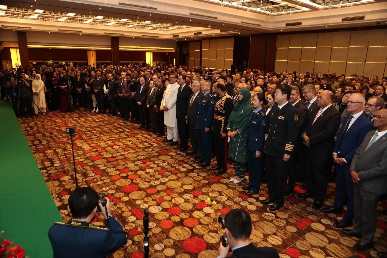 招待會現(xiàn)場。巴基斯坦駐華大使館供圖