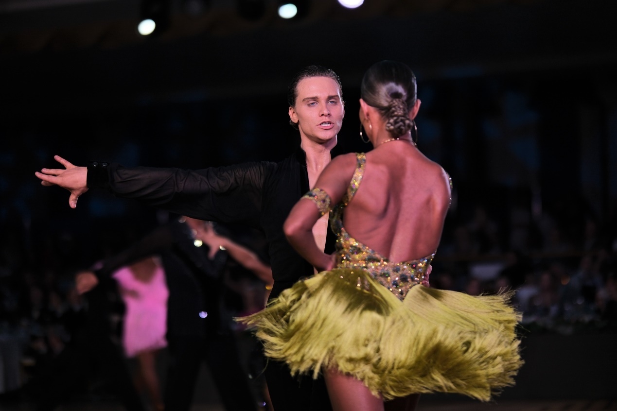 第七屆“克里姆林宮杯”國標舞錦標賽現(xiàn)場。于子恒攝