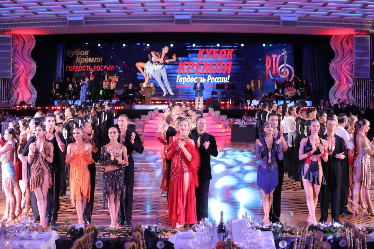 第七屆“克里姆林宮杯”國標舞錦標賽現(xiàn)場。于子恒攝