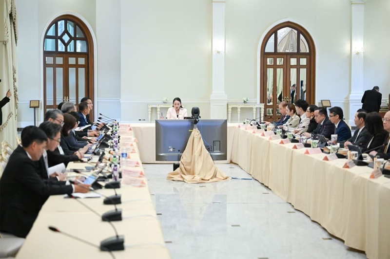 會議現(xiàn)場。泰國總理府供圖