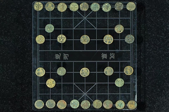 宋代中國銅象棋子。主辦方供圖