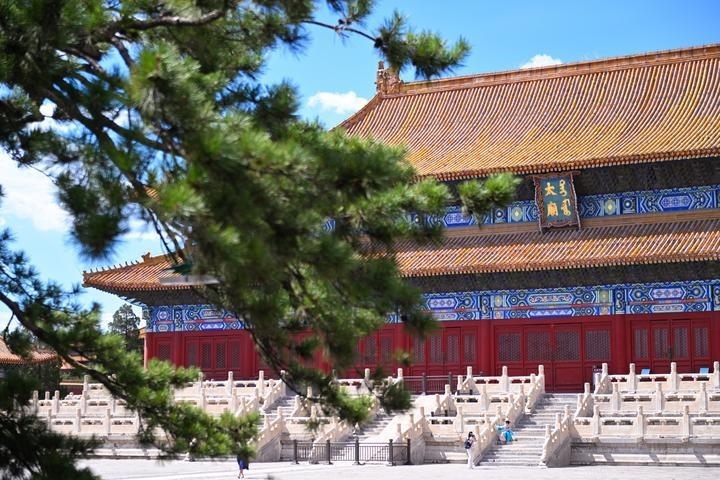 2023年7月8日拍攝的太廟享殿（也稱前殿）。